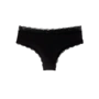 Culotte en dentelle hipster noire véritable pour femmes