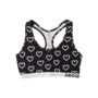 Весел дамски сутиен Черни и бели сърца