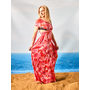 Veselé plážové pareo Ibišek