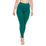 Leggings de algodão orgânico de mulher Verde-esmeralda