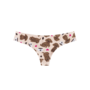 Slip brasileiro alegre de mulher Cãoppuccino