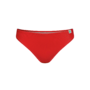 Червено долнище на бански тип „бикини“