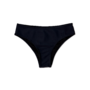 Slip bikini a vita media nero intenso