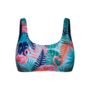 Lustiges sportliches Bikinioberteil Wilder Flamingo