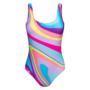 One-piece Swimsuit Colour Waves