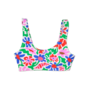 Top bikini sportivo Buonumore Fiori stravaganti