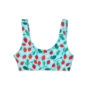 Vidám sportos bikini felső Eprek