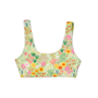 Vidám sportos bikini felső Virágoskert