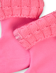 Begónia rózsaszín bélelt gyerek lábszármelegítő gumicsizmához