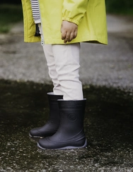 Bottes de pluie pieds nus Be Lenka Pudds pour enfants - Noires