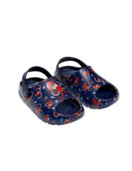 Veselé chunky sandály pro miminka Červená chobotnice