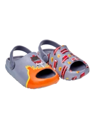 Veselé chunky sandály pro malé děti Hasiči v akci