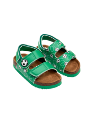 Detské korkové sandále Futbal