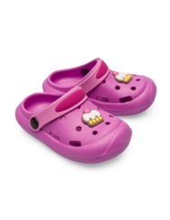 Lila gyerek gumi papucs