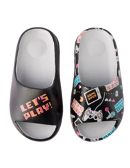 Veselé dětské chunky pantofle Hráč