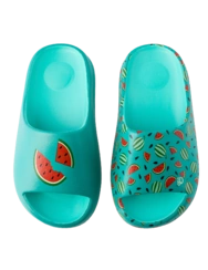 Veselé detské Chunky šľapky Melónová sezóna