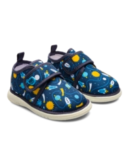 Pantoufles rigolotes pour bébés Fusée et espace