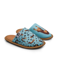 Vidám gyerek házi papucs Tacskó