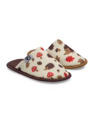 Vidám gyerek házi papucs Erdei süni