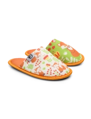 Veselé detské papuče Líška a motýle