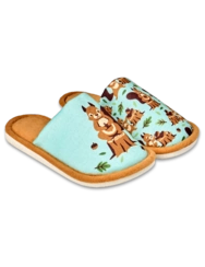 Veselé detské papuče Veverička v lese