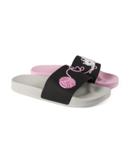 Весели детски чехли Котка и топка