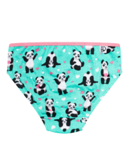 Slip Buonumore da bambina Panda e cuori