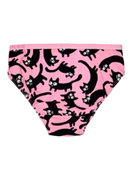 Veselé dievčenské nohavičky Ružové mačky