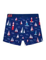 Veselé chlapecké boxerky Maják a plachetnice