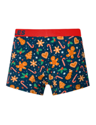 Vidám fiú bokszeralsó Mézeskalács és édességek