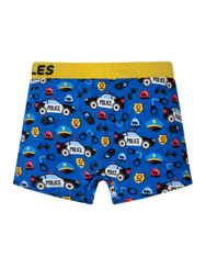 Vidám fiú bokszeralsó Rendőr