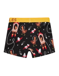 Veselé chlapecké boxerky Slepice kosmonautka