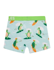 Veselé chlapčenské boxerky Surfujúca korytnačka