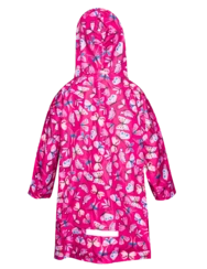 Veselý dětský pršiplášť Růžoví motýli