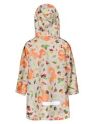 Veselý dětský pršiplášť Veverka a oříšky