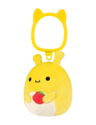 SQUISHMALLOWS Kľúčenka Slimák banánový - Zarina, 9 cm