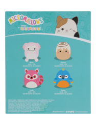 Confezione da 4 Squishmallows Micromallows – Chanel, Brina, Lucia, Tenise