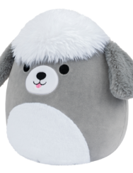 SQUISHMALLOWS Arnold, a szürke-fehér pásztorkutya, 13 cm