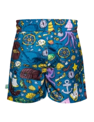 Veselé chlapecké plavkové šortky Život piráta