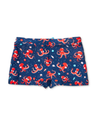 Veselé dětské plavky Červená chobotnice