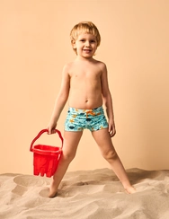 Short de bain élastique et rigolo pour enfants Crabe de mer Short de bain élastique et rigolo pour enfants Crabe de mer
