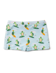 Pantaloncini da bagno Buonumore elasticizzati per bambini Tartaruga surfista