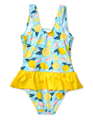Vidám lány fürdőruha Nyári citromok