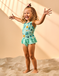 Весел бански костюм за момичета Морски раковини