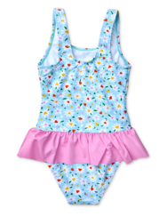 Vidám lány fürdőruha Szívecskék és százszorszépek