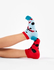 Veselé detské členkové ponožky Lienky a bodky