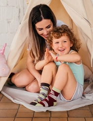 Veselé dětské ponožky Lenochod