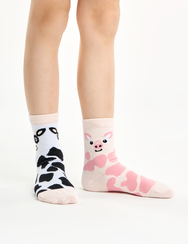 Calzini Buonumore per bambini Mucca e maialino