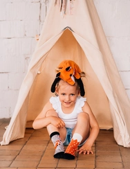 Veselé dětské ponožky Liška