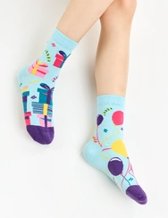 Chaussettes rigolotes pour enfants Fête